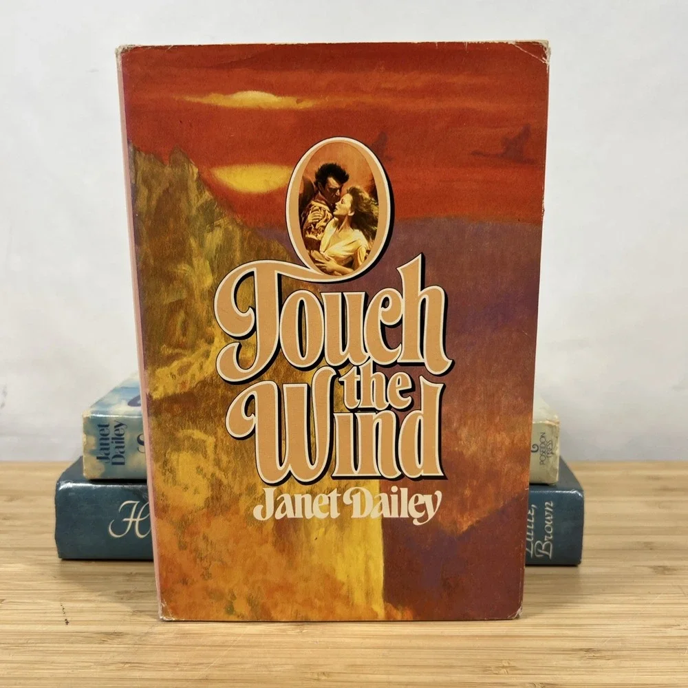 Janet Dailey Lot 3 Hardcover Touch the Wind Silver Wings Santiago Blue Heiress